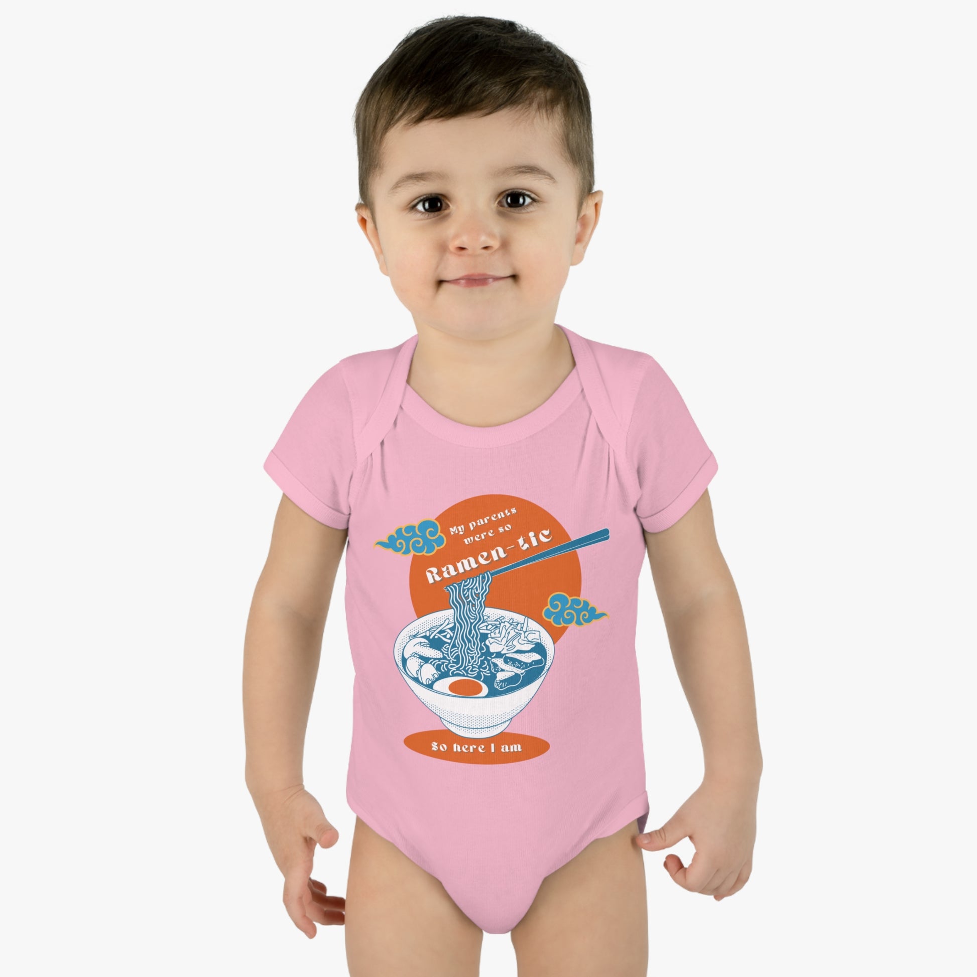 Funny Newborn Onesie - My Parents Were So Ramen-tic So Here I am JBCGoods