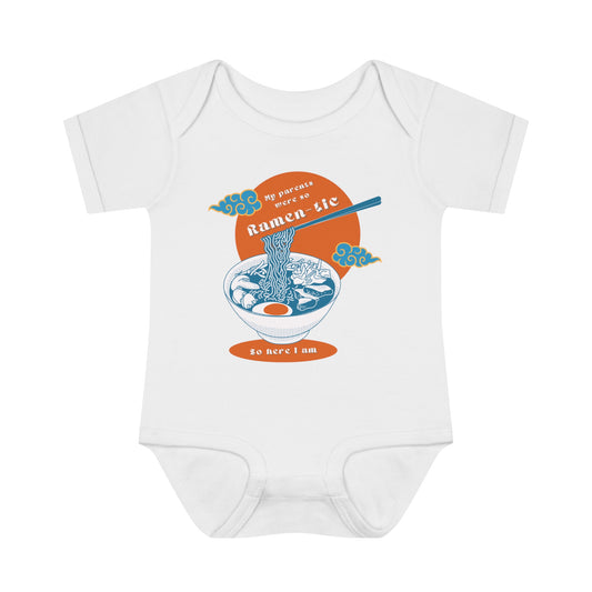 Funny Newborn Onesie - My Parents Were So Ramen-tic So Here I am JBCGoods