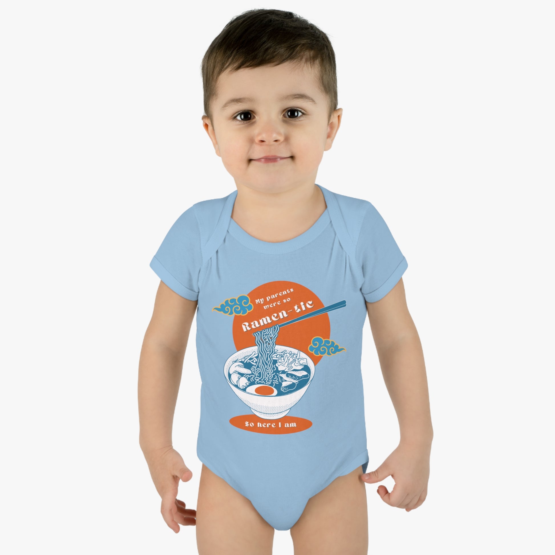 Funny Newborn Onesie - My Parents Were So Ramen-tic So Here I am JBCGoods