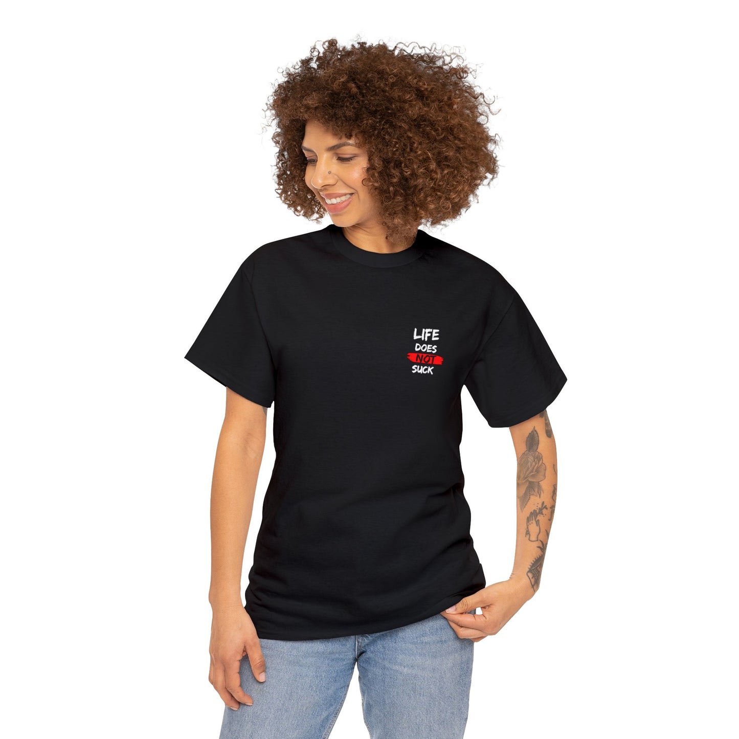 Motivational T-Shirt - Life Does Not Suck JBCGoods