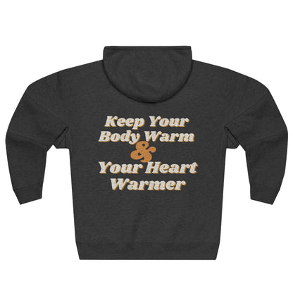 Warm Hearts Zipper Hoodie: Keep Your Body Warm & Your Heart Warmer JBCGoods